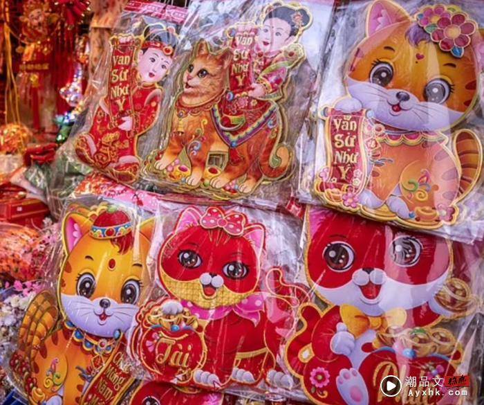 越南猫年新年都是猫元素装饰